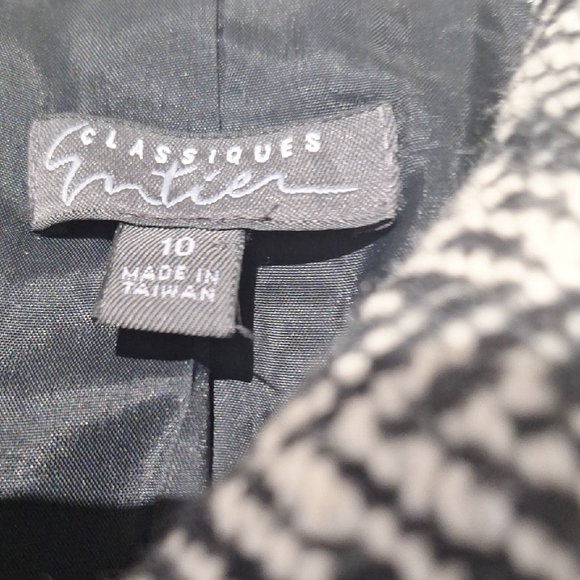 Vintage Classiques Entier Wool Herringbone Trench Coat, Sz 10, NWOT - Picture 2 of 16